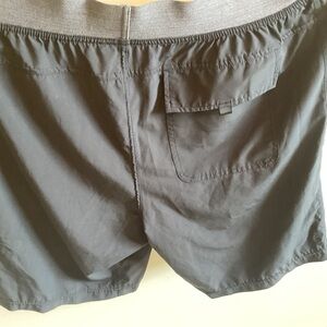Men’s Prana Mojo gym shorts.  Black w/ gray waistband. Sz M